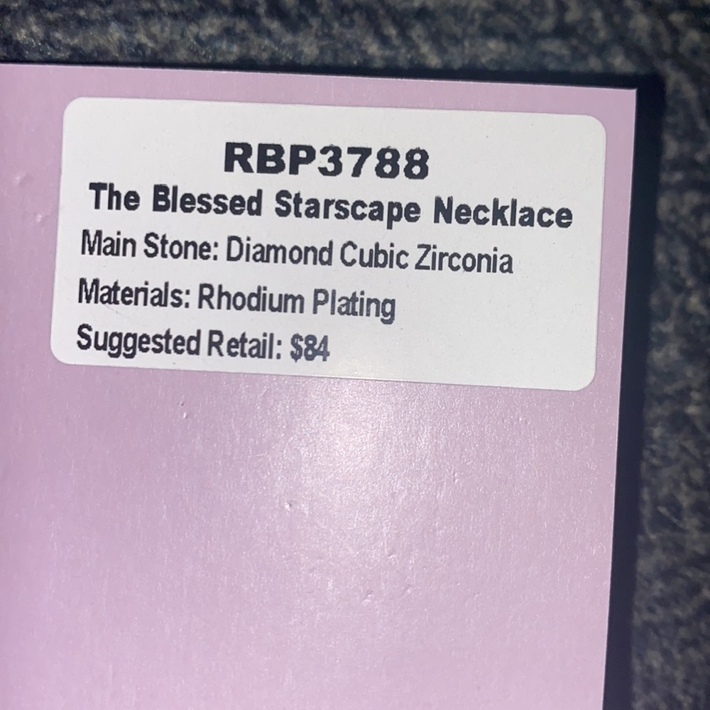 Love Ever After Blessed Necklace with moon and star - Picture 2 of 2